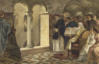 Charlemagne in the Chapel of the Valkhof, Nijmegen